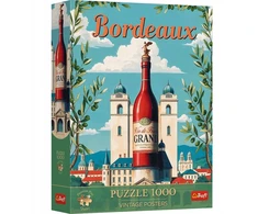Trefl Dėlionė 1000 PremPlus Vintage Poster Bordo 12135