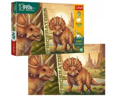Trefl Dėlionė 100 InspiredByDinoWorld Triceratops 16580