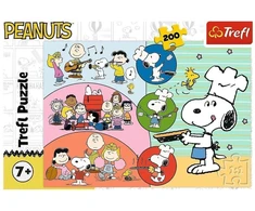 Trefl Dėlionė 200 Snoopy i przyjaciele 13368