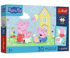 Trefl Dėlionė 30 PremPlus Kids Peppa ma plan 18345