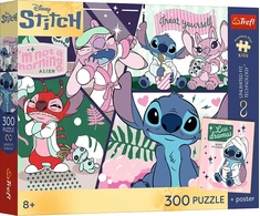 Trefl Dėlionė 300 vnt. - Lilo &amp; Stitch + kolekcinis plakatas