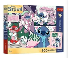 Trefl Dėlionė 300 PremPlus Kids Kosmicz.duet Stitch 23048