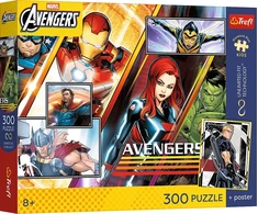 Trefl Dėlionė 300 vnt. - Marvel + kolekcinis plakatas