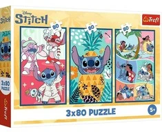 Trefl Dėlionė 3x80 vnt. - Stičas