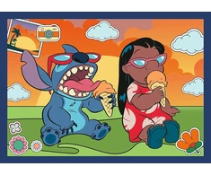 Trefl Dėlionė 4x88 vnt. - Lilo &amp; Stitch + kolekcinis plakatas