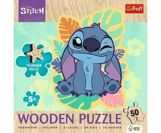Trefl Medinė dėlionė 50 vnt. - Lilo &amp; Stitch