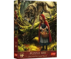 Trefl Dėlionė 500 vnt. - Raudonkepuraitė ir vilkas