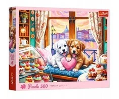 Trefl Dėlionė 500 Szczenięca miłoć 37554