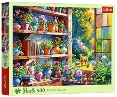 Trefl Dėlionė 500 Wiosenny poranek w oranżerii 37558