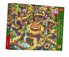 Trefl Dėlionė 500 PremPlus Maze Zabawne kapibary 37631