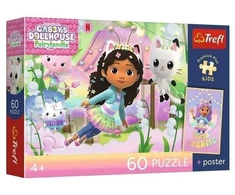 Trefl Dėlionė 60 PremPlus Kids Gabi i kocie przyg..17431