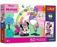 Trefl Dėlionė 60 PremPlus Kids Umiech Minnie 17428