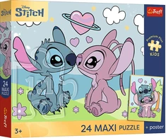 Trefl Dėlionė 24 vnt. - Lilo &amp; Stitch + kolekcinis plakatas