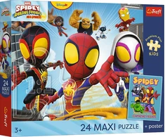 Trefl Dėlionė 24 vnt. - Spidey ir draugai + kolekcinis plakatas