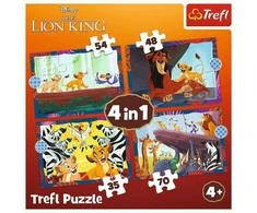 Trefl Dėlionė 207 vnt. - Liūtas karalius