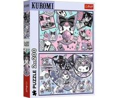 Trefl Dėlionė 2x200 vnt. - Kuromi ir Hello Kitty