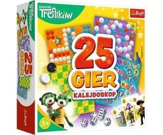 TREFL 02119 Kaleidoskopas 25 Žaidimai Treflik šeima*