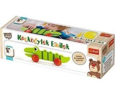 Trefl Emilek medinis krokodilas traukiamasis žaislas