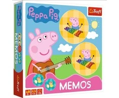 Trefl Stalo žaidimas Memo "Kiaulytė Pepa“