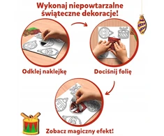Trefl SKILLMATICS folijos linksmos kalėdinės dekoracijos 62609