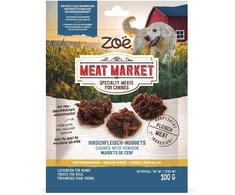 Trefl Zoe Meat Market, šunims, mėsos kąsneliai su elnienos mėsa, 100g, saszetė