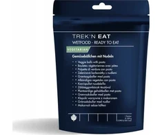 „Trek N Eat“ daržovių kukuliai padaže su makaronais-RTE 350g [Veggie rutuliukai su makaronais-RTE]