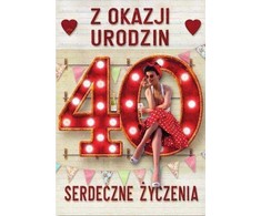 Trend Gimtadienio kortelė didelė 40 TDF24