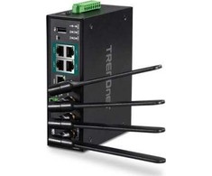 Maršrutizatorius TRENDnet TRENDnet TI-WP100 Przemysłowy router PoE+, belaidis AC1200 Gigabit
