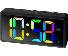 Trevi Laikrodis-budzik Trevi EC88600 rgb juodas