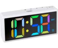 Trevi Laikrodis-budzik Trevi EC88601 rgb baltas