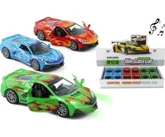 Trifox Sportinio automobilio metalinis traukimas atgal MIX