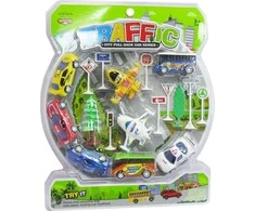 Trifox Automobilių + ženklų rinkinys 8 vnt.