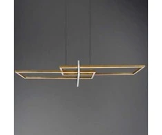 Pakabinamas šviestuvas Pakabinamas LED šviestuvas TRIO SALINAS, 34W, max 4200lm, 3000K, dimeriuojamas, 100x40xh150 cm