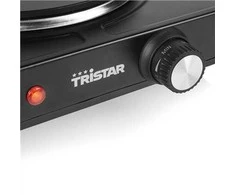 Tristar stalo kaitlentė | KP-6151 | Degiklių / virimo zonų skaičius: 1 | Juodas | Elektrinė