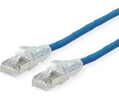 SECOMP Triton DTWYLER kabelis Kat.6A (EA klasė) S/FTP, CU 7702 flex LSOH, AMP v2, mėlyna, 2 m