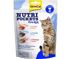 GimCat Nutri Pockets Sea mix -mieszanka morska 150g