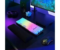Klaviatūra Glorious Polychroma RGB Keycaps – 115 Keycaps, ANSI, US išdėstymas, pusiau skaidrūs
