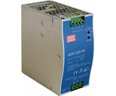 Impulsinis maitinimo šaltinis DIN bėgeliui „Mean Well“ NDR-240-48 48V/240W/5A
