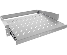 Triton InLine® 19" stumdoma lentyna, 350 mm, 30 kg, 2HE, RAL 7035 šviesiai pilka