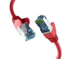 Efb Elektronik M-Cab CAT7 Raudonas 0.5M RAW CABLE RJ45/S/FTP LSZH 10GBIT CU LAN DSL