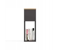 Top E Shop GALAX 20/1S BEDSIDE TABLE, ANTHRACITE/ARTISAN