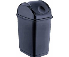Šiukšliadėžė Triton Pojemnik uchylny Slim 5 l - 185x150x280 mm pilka (654026)