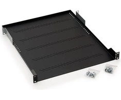 Triton 19" 1U perforuota lentyna, D250mm, maks. 20kg, šviesiai pilka