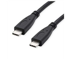 USB kabelis Triton USB-C - USB-C 1 m juodas (11.44.9057)