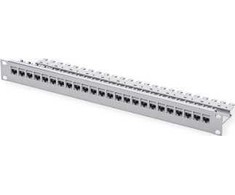 Triton 19 1U modulinė lentyna su 24 AMJ-SL kat. 6A (EA klasės) (ISO/IEC) moduliai, pilki