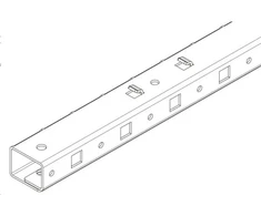 TRITON vertikalių bėgelių sutvirtinimo elementas RTA 42U stelažams, padidinantis keliamąją galią iki 1500 kg