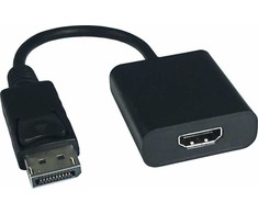 AV adapteris „Triton VALUE“ adapteris „DisplayPort“ – HDMI, v1.2, HDR 10, DP kištukas-HDMI moteriškas