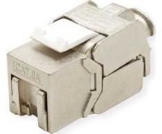Triton VALUE Cat.6A (EA klasė) Keystone, RJ-45, ekranuotas, sidabrinis, be įrankių