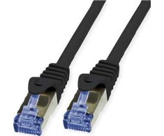Triton VALUE Outdoor Komutacinis kabelis Cat 6A (EA klasė) S/FTP (PiMF), tvirtas kabelis, LSOH, juodas, 30 m