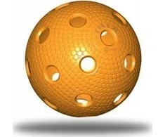 Trix Kamuolys Piłeczka do Unihokeja Floorball Snakeskin IFF Oranžinis 72 mm 1 vnt